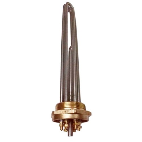 Блок ТЭН 10,0 кВт для воды 420 мм фланец G1 1/2"